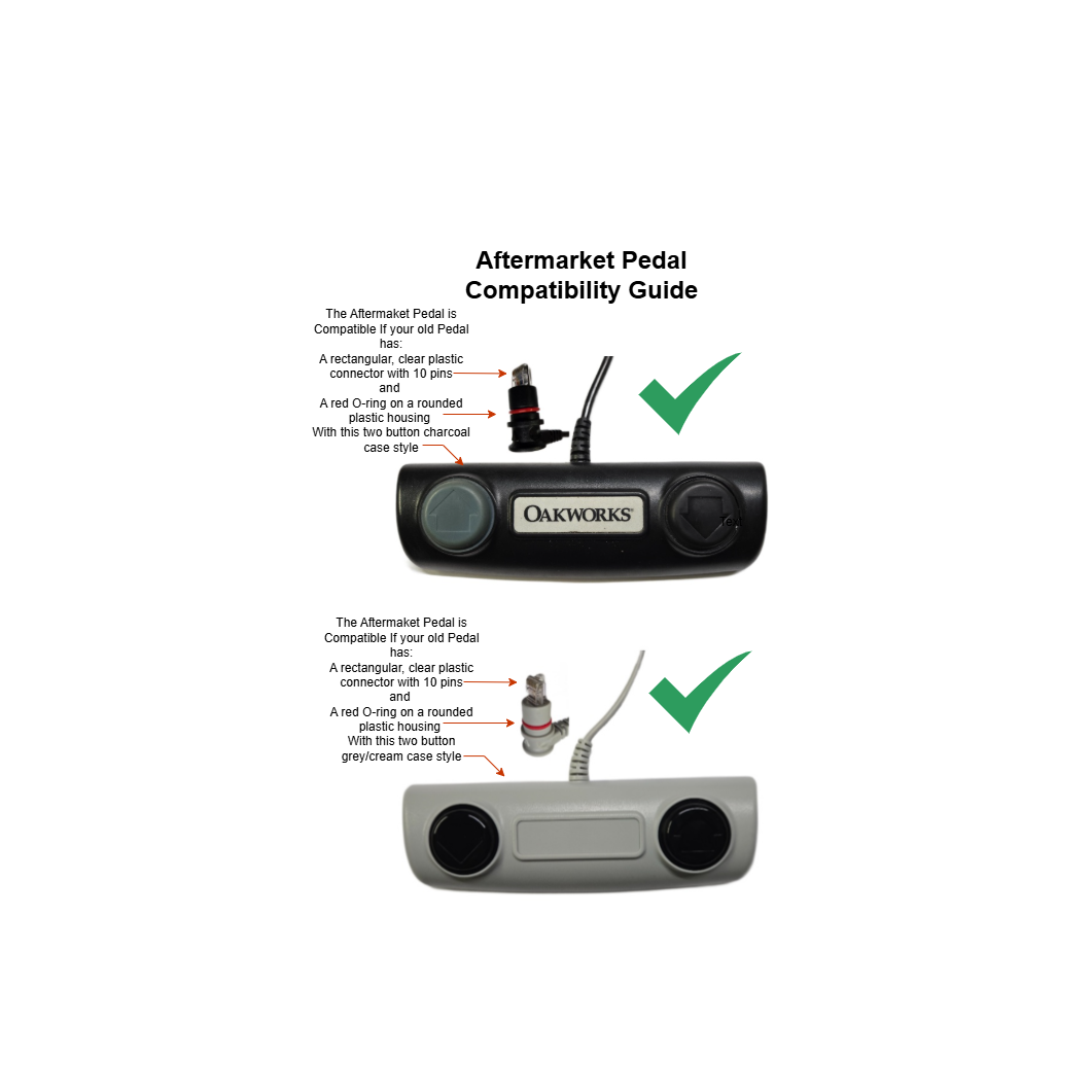Aftermarket Oakworks® Massage Table Foot Pedal